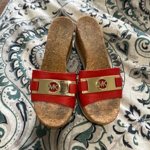 Michael Kors Cork Platform Sandals